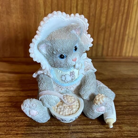 1995 Priscilla Hillman Tummy Full of Love For You Enesco Reg# 7C12/701 - Picture 2 of 6